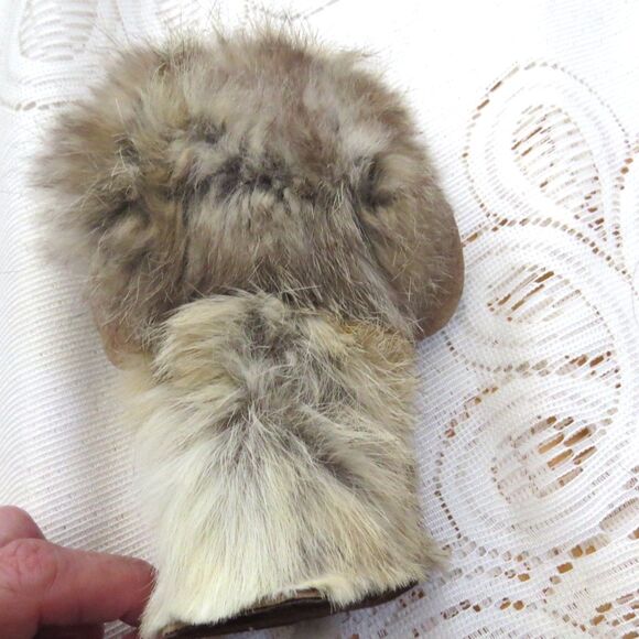 Vintage Handcrafted in Poland Fur & Suede Mammoth/Elephant  EUC - Picture 6 of 6